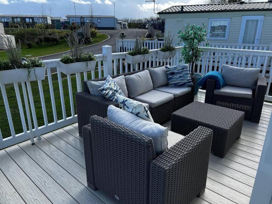 Sandy Bay Caravan Getaway Newbiggin-by-the-Sea Exterior foto